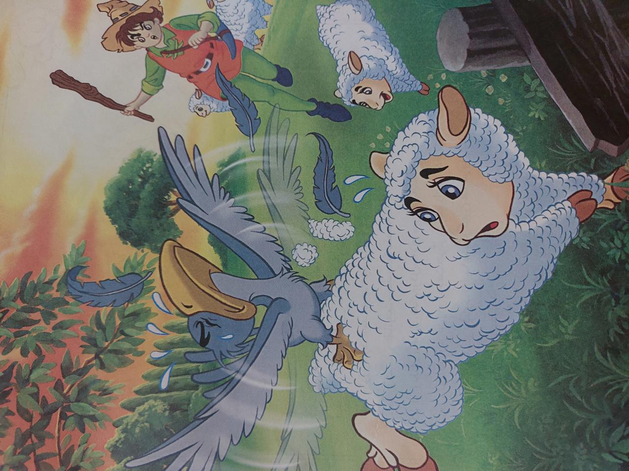 کلاغی که سعی کرد عقاب باشد