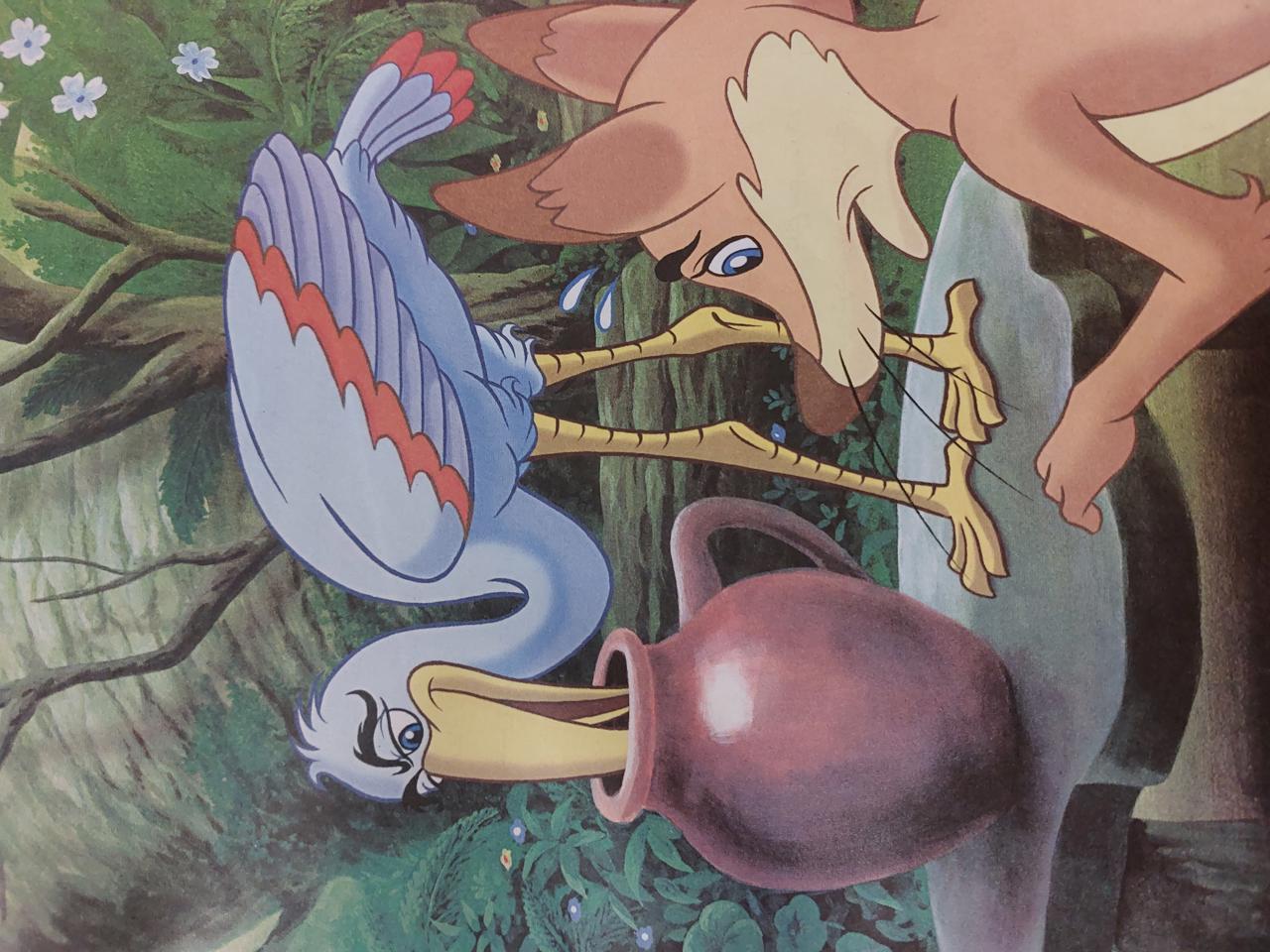 روباه و لک لک