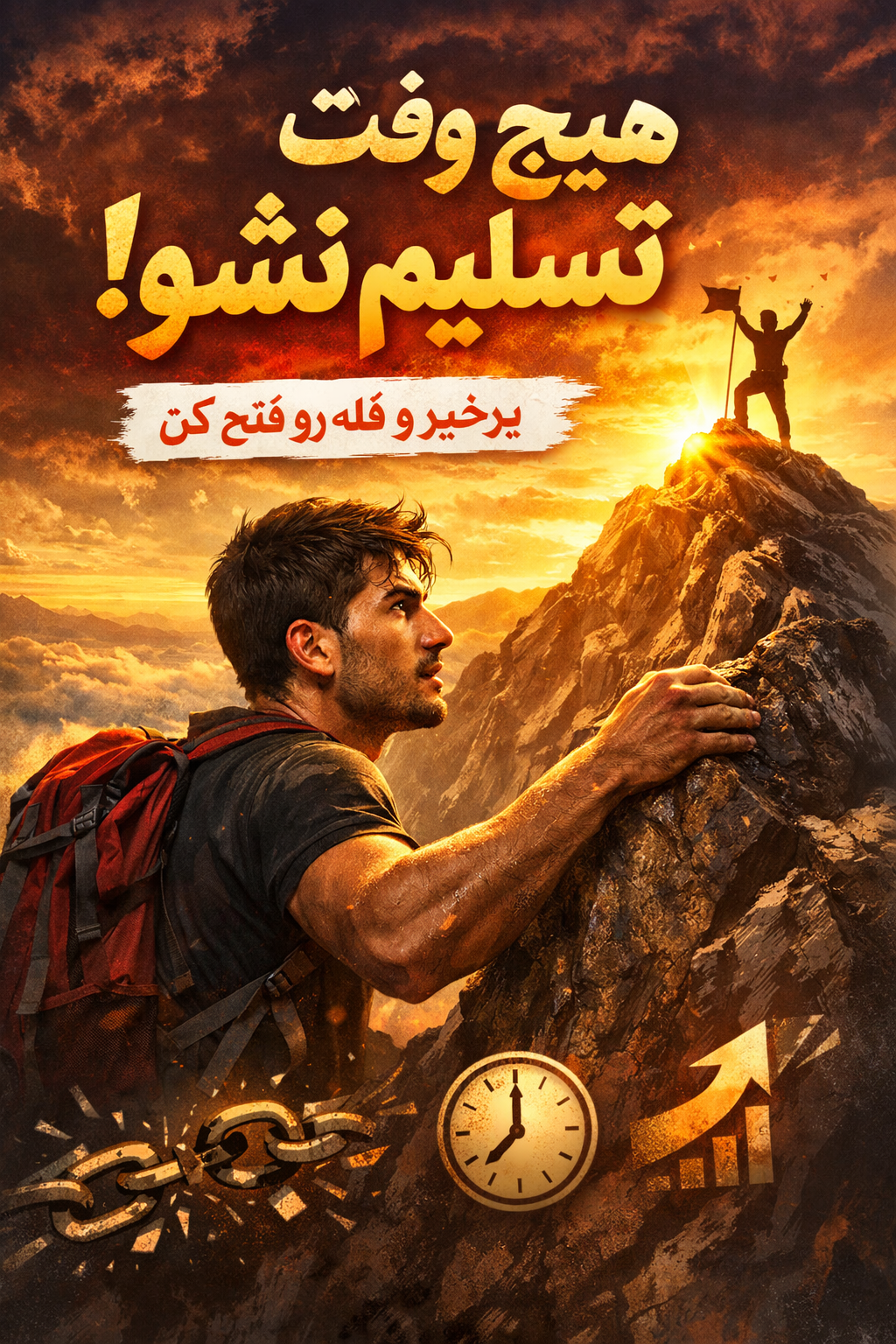 هیچوقت تسلیم نشو